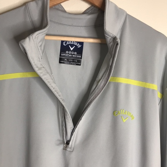 Callaway Quarterzip Pullover Men's Gray Weather Series size XL - Picture 6 of 10